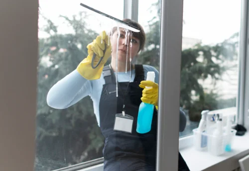 Nettoyage de vitres intérieures et extérieures à la Chapelle-Bouëxic